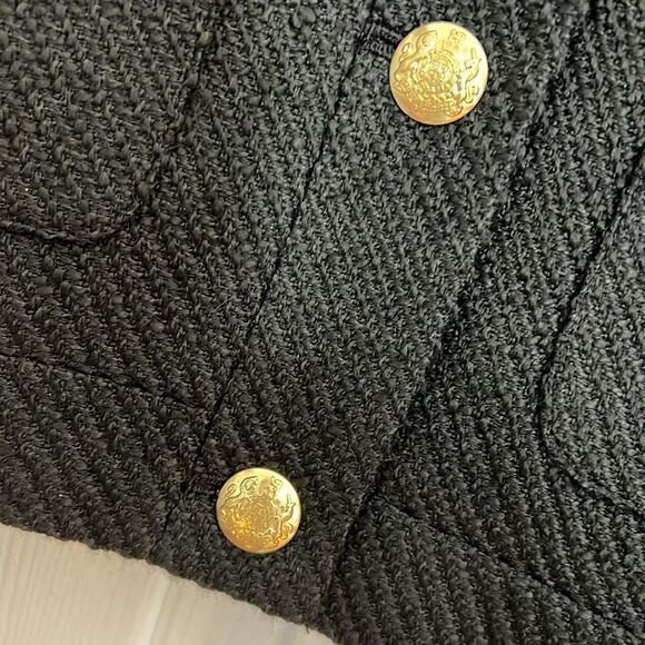 J. Crew Tweed lady jacket in Black size 12 - Picture 10 of 15